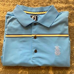 Men’s Light Blue FootJoy Capitol City Golf Polo